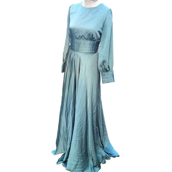 Dresses & Skirts - Turkish Designer Stilife Gorgeous Greek Goddess 1940s Style Long Gown Sz 40 US 8
